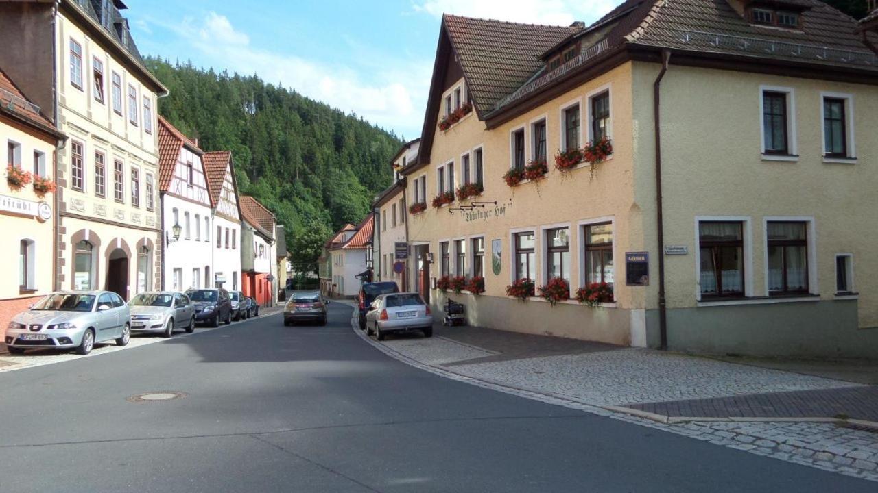Ziegenrück Pension Thuringer Hof מראה חיצוני תמונה